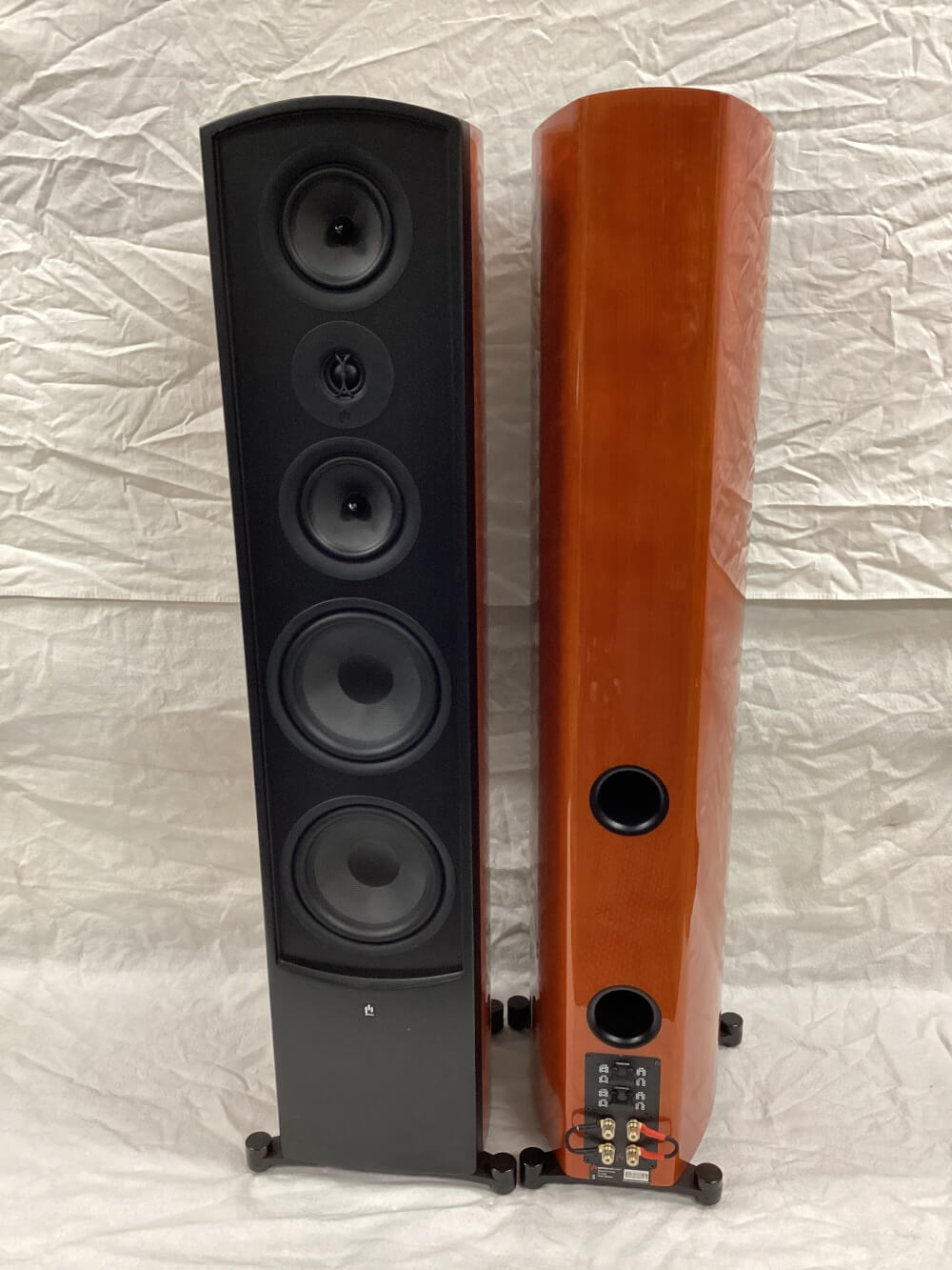 Verus V8T Tower Speaker Pair Gloss Cherry (A-Stock #22L/R) 20% OFF