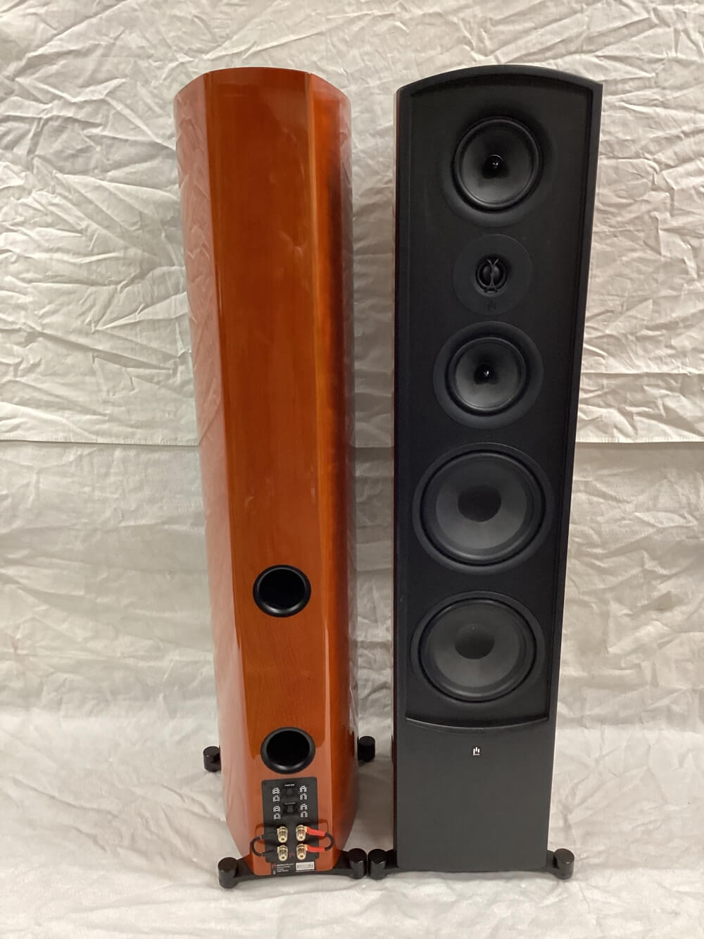 Verus V8T Tower Speaker Pair Gloss Cherry (A-Stock #22L/R) 20% OFF